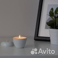 Ароматическая свеча Анспрокслёс IKEA яблоко