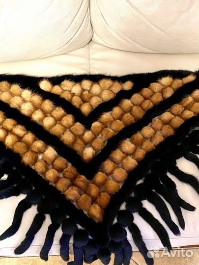 Накидка из натуральной норки