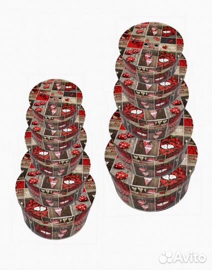 Подарочные коробки круглые