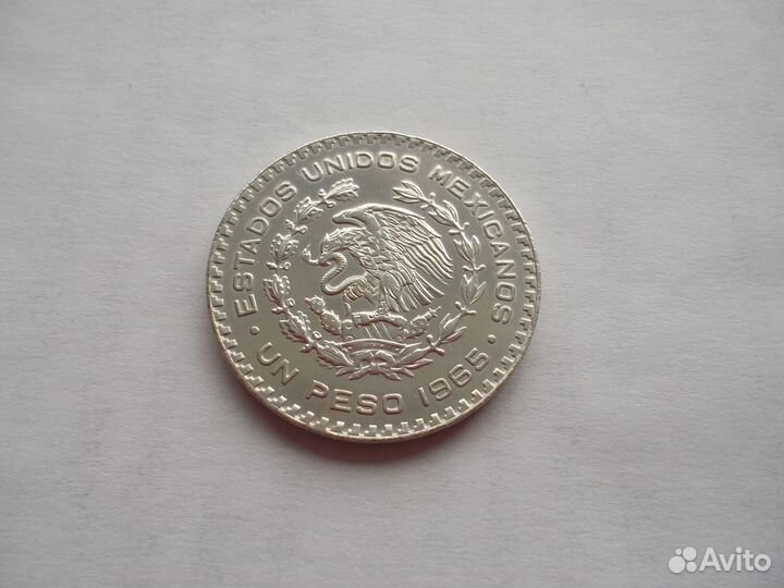 1 песо 1965 Мексика