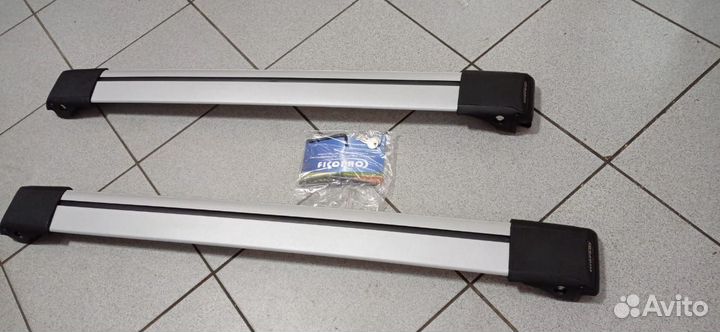 Поперечины багажника серебристый Chevrolet niva