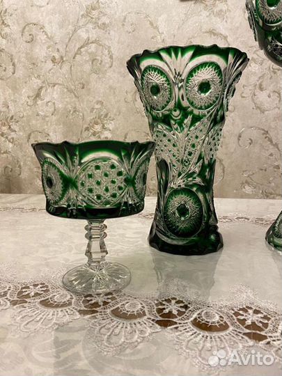 Набор из цветного хрусталя