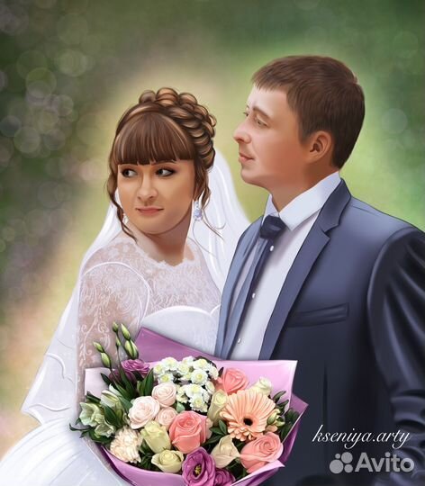 Портреты на заказ по фото