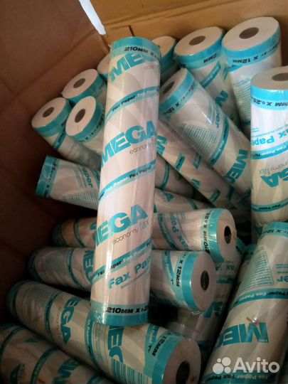 Продам бумагу для факса Fax Paper Mega 210 mm