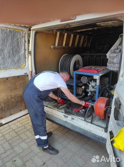 Прочистка канализации, гидродинамическая