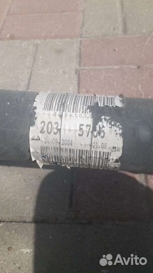 Mercedes benz с класс задний кардан