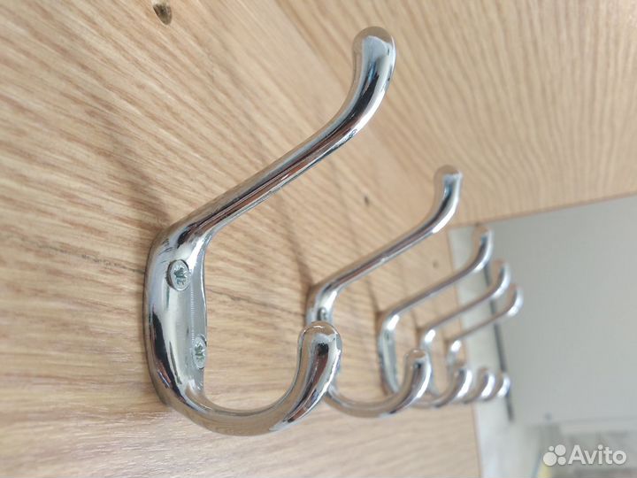 Вешалка навесная с полкой, для верхней одежды