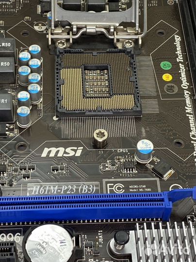 Материнская плата msi 1155