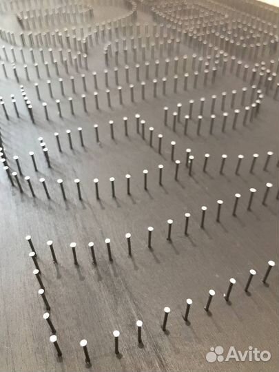 Панно из ниток и гвоздей string art