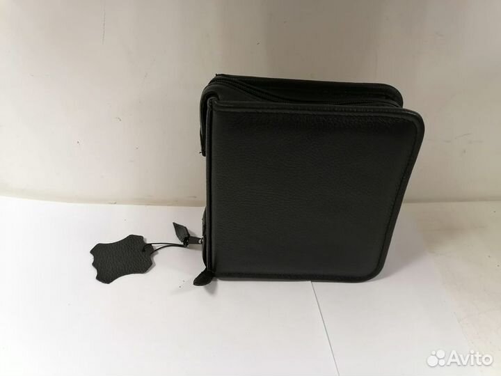 Набор дорожный в сумке из нат. кожи на 2 персоны