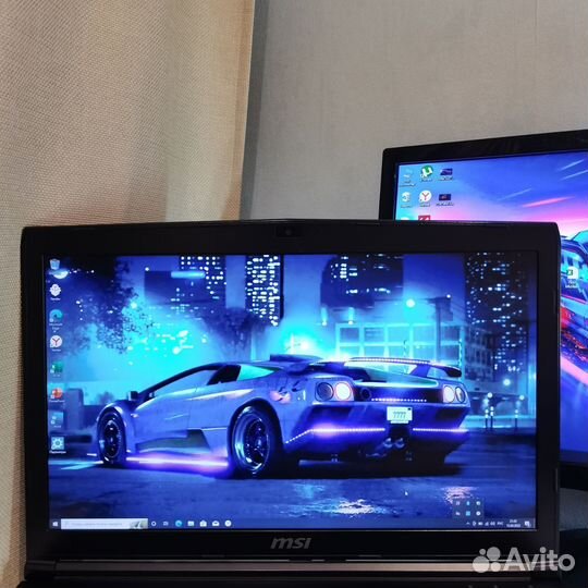 Игровой ноутбук MSI 17.3 I7 SSD/HDD RAM8GB GTX950