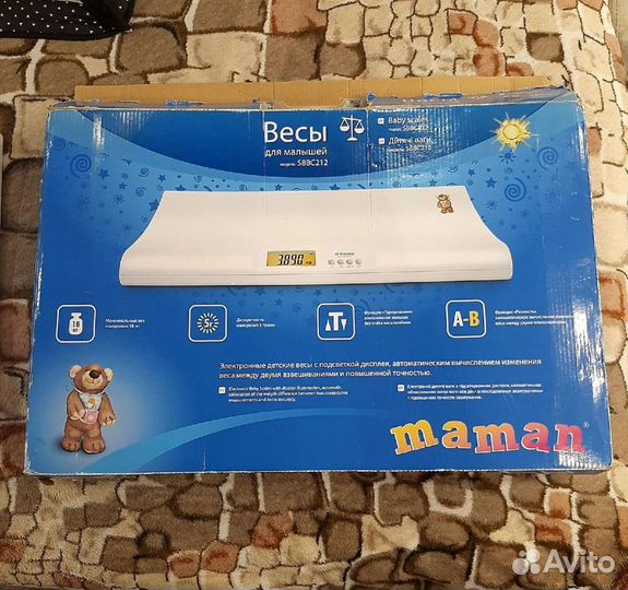 Весы для малышей maman sbbc212