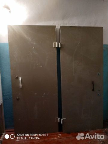 Двери с коробкой, бронированные бу