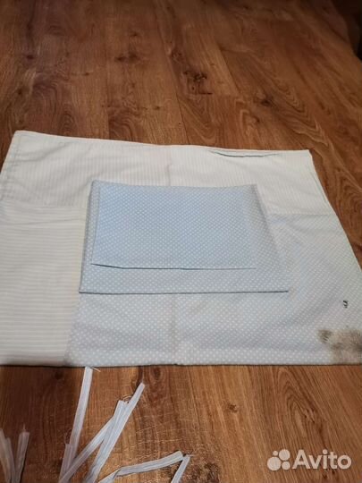 Балдахин в кроватку+ бортики + белье