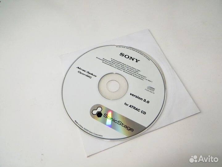 Оригинальный CD с SonicStage 3.0 для Sony Walkman