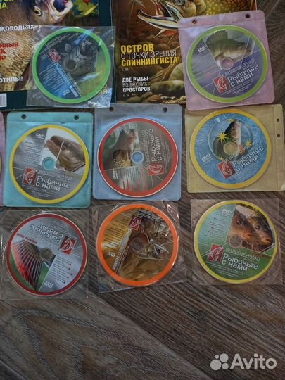 Журналы и dvd диски о рыбалке