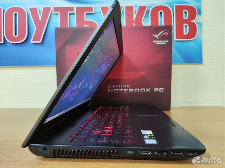 Игровой ноутбук Asus Rog с гарантией