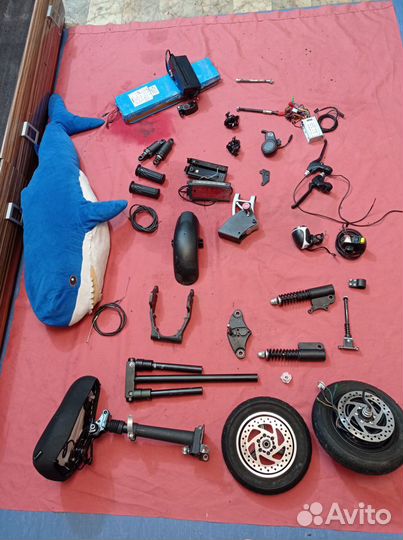 Запчасти Kugoo m3 48v детали самоката