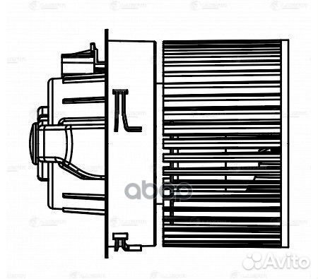 Вентилятор отопителя салона PSA 308/408/C4 07
