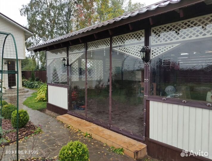 Мягкие окна для беседок кафе и ресторанов