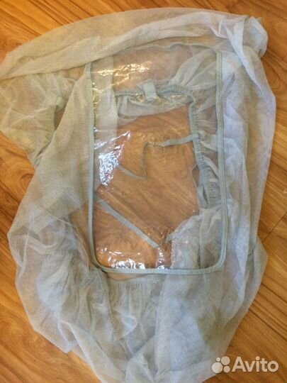 Москитная сетка-Дождевик на коляску Combi, aprika