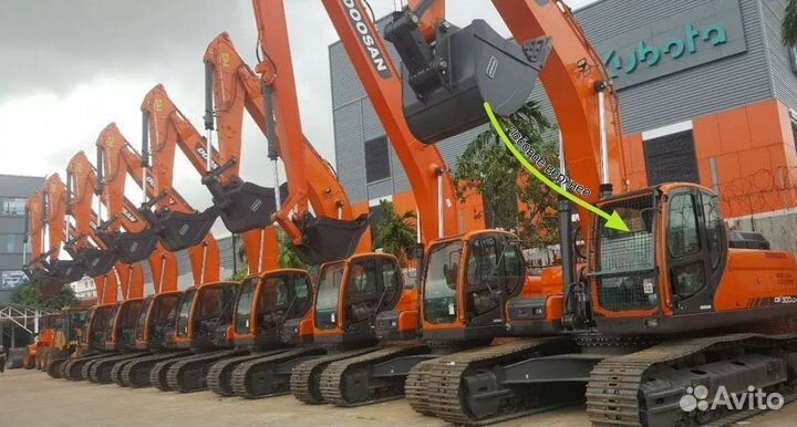 Стекло триплекс на Экскаватор гусеничный Doosan
