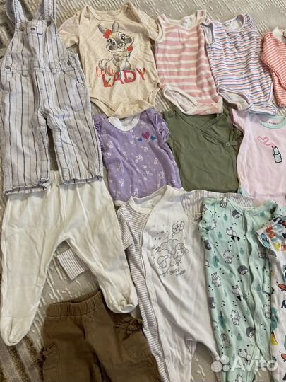 Пакет одежды для девочки 62,68