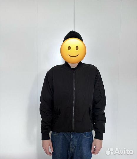 Бомбер bershka мужской