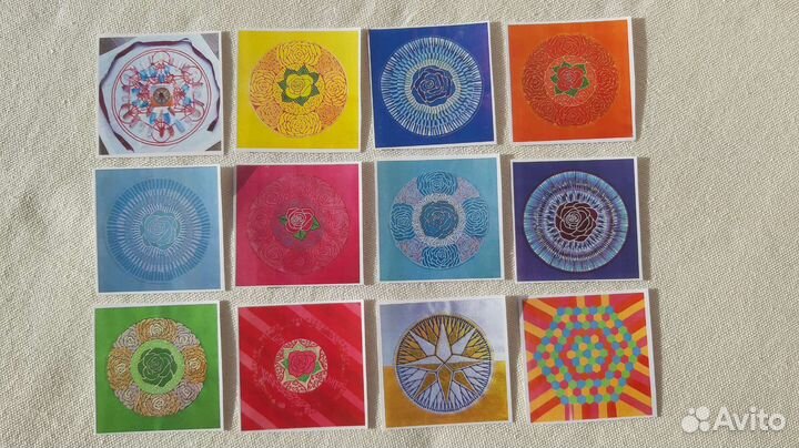 Наклейки, стикеры, 6,5х6,5см, 12 штук