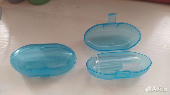 Напальчник силикон зубная щетка прорезыватель