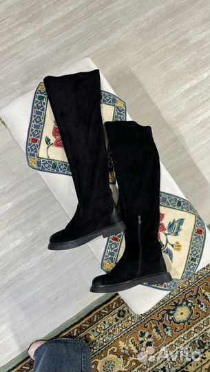 Сапоги высокие ботфорты 40