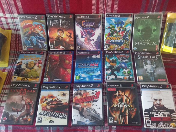Игры для Sony PS2 в ассортименте