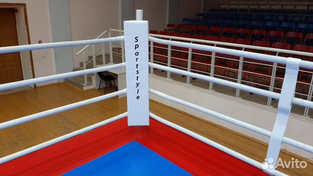 Покрытие синего цвета для боксерского ринга