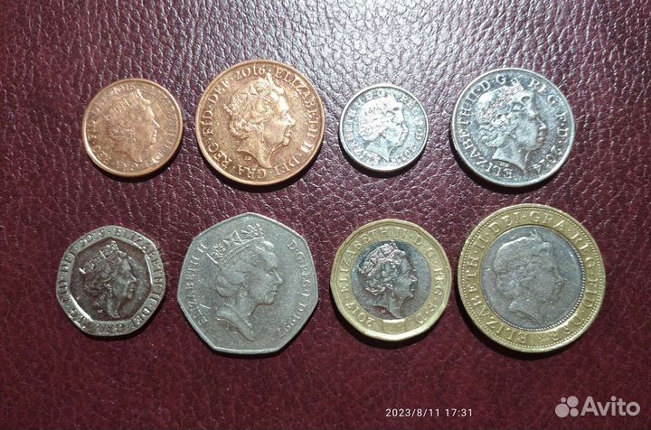 Набор Британских монет