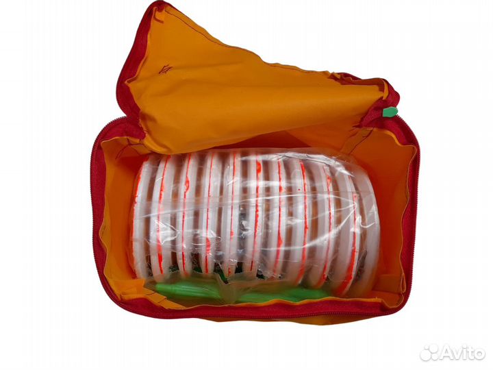 Набор жерлиц оснащенных в сумке 10 шт