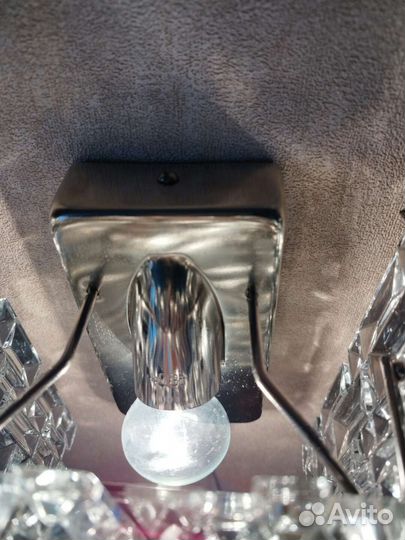 Новое хрустальное бра СССР