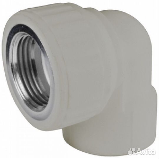 Уголок комб. внутр.р. PP-R d20х3/4 valfex Серый (2