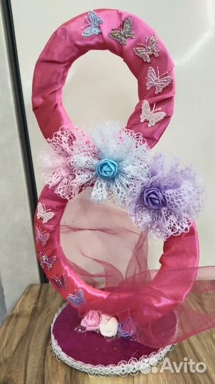 Поделка в сад и школу к 8 марта