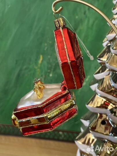 Елочные игрушки стекло польша, Huras, Silverado