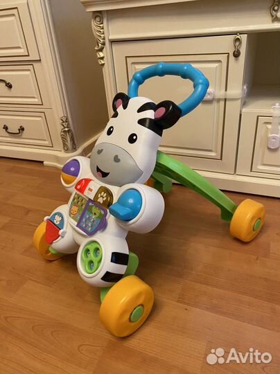 Ходунки каталка Fisher Price Зебра