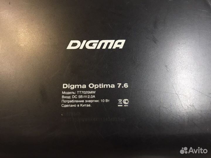 Планшет Digma Optima 7.6