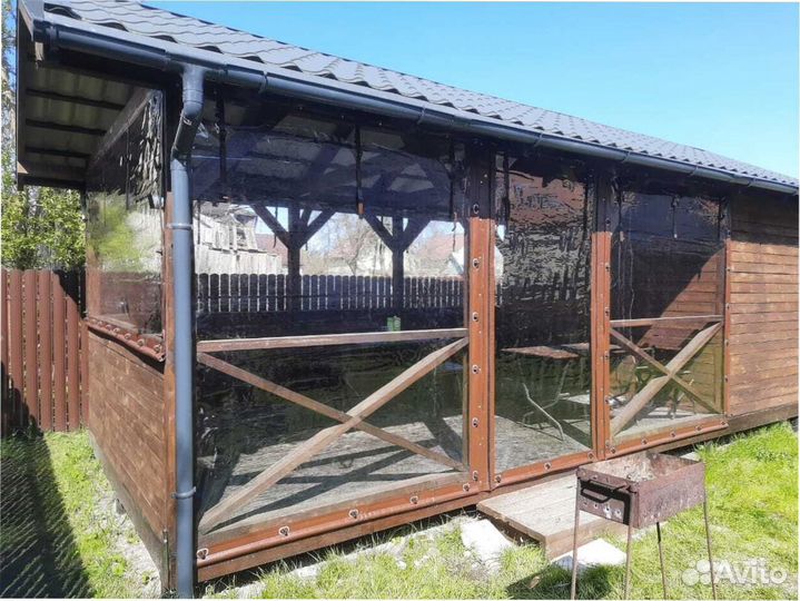 Мягкие окна безрамное остекление