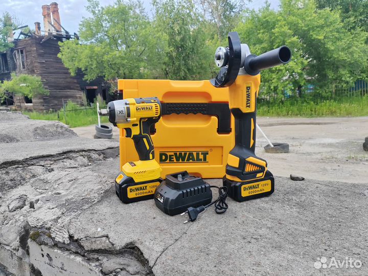 Набор аккумуляторного инструмента dewalt 2в1