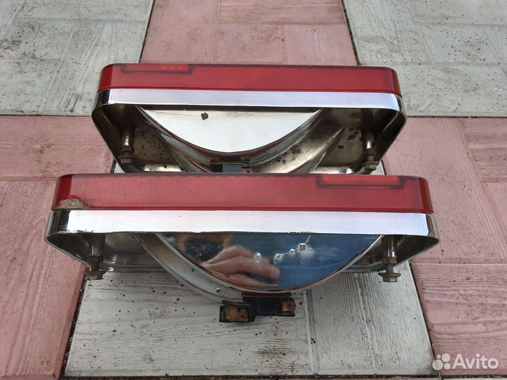 Задние хром фонари ваз 2103