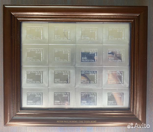 Набор серебряных монет Рубенс-Редкость-Тираж 75