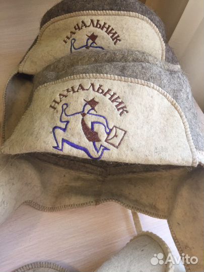 Шапки для бани и сауны новые