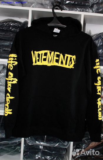 Худи Vetements oversize black (Арт.81200)