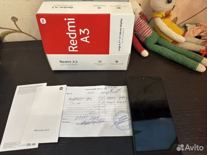 Xiaomi Redmi A3, 3/64 ГБ