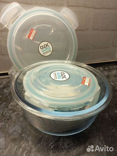 Стеклянные контейнеры с замками