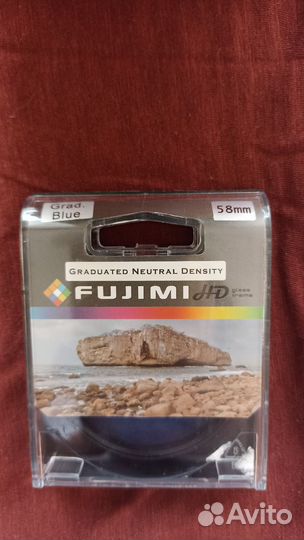 Фотофильтр синий на 58 мм